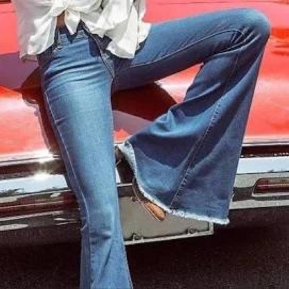 AC For AG SKIN 5 FLARE LEG RAW HEM Jeans NWT 27 - Picture 15 of 15